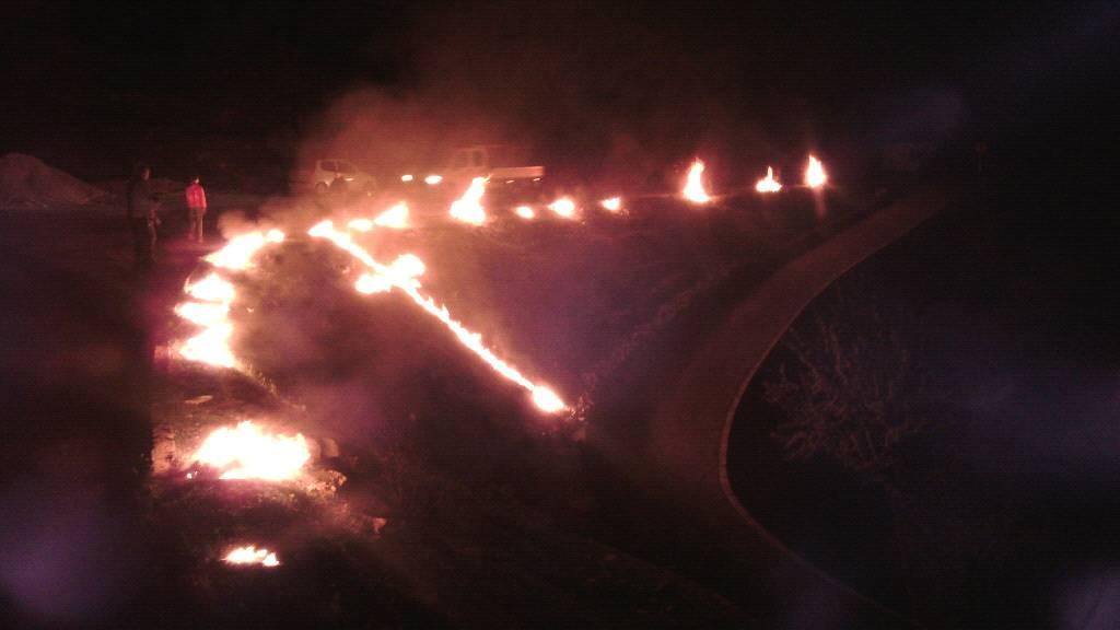 Bonfire in Pučišća